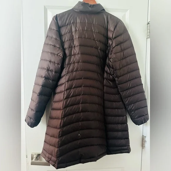 Women's Brown Quilted Jacket Patagonia - Picture 7 of 7